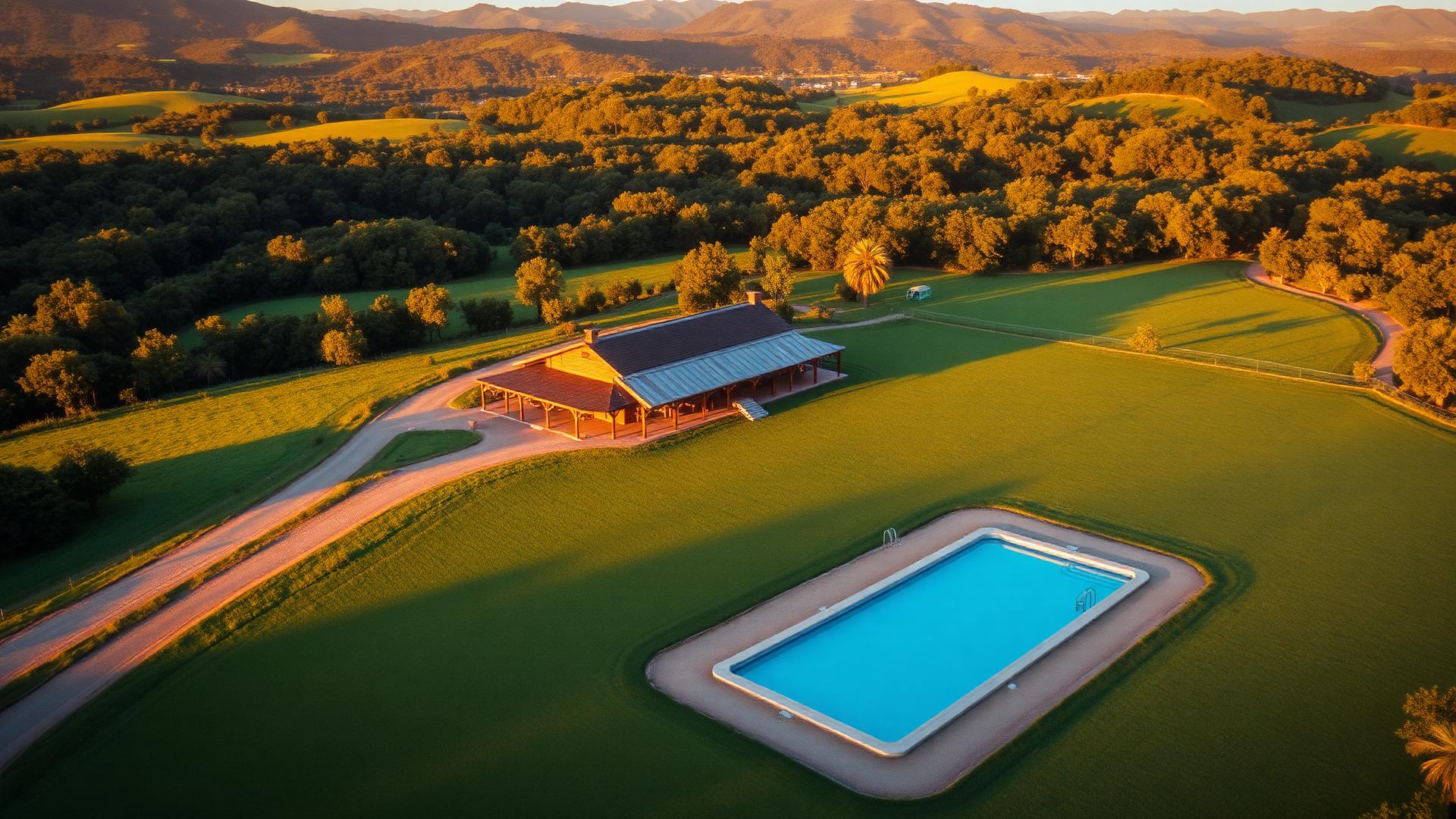 Visão geral do Rancho Dariva
